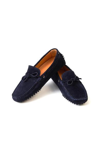 White Stone Bathurst 2181 Pantofi Tods din piele intoarsa, albastru marin