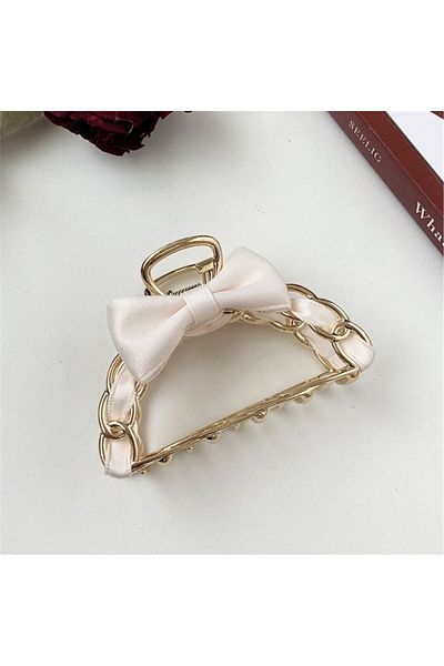 So Much Accesories So-much Women's Special Series Ribboned Latch Buckle Cream 8 Cm.-4