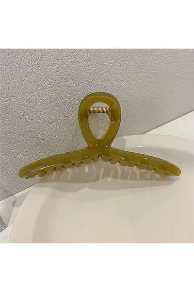 So Much Accesories مشبك مزلاج من الأسيتات الأخضر