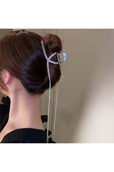 So Much Accesories إبزيم معدني كبير الحجم للسيدات من So-much للموسم الجديد مرصع بأحجار الكريستال - 6