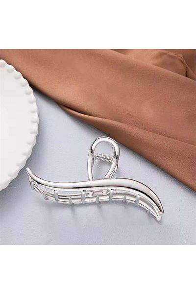So Much Accesories Silver Luxury Metal Latch Buckle