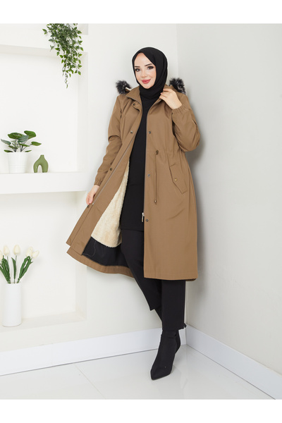 MODA ASTARLI KIŞLIK TRENÇKOT 120CM DTRENC0001