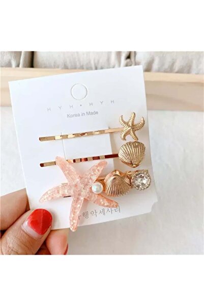 So Much Accesories So-much New Season Starfish Metal 3-Pece Collet Clip Συρμά...