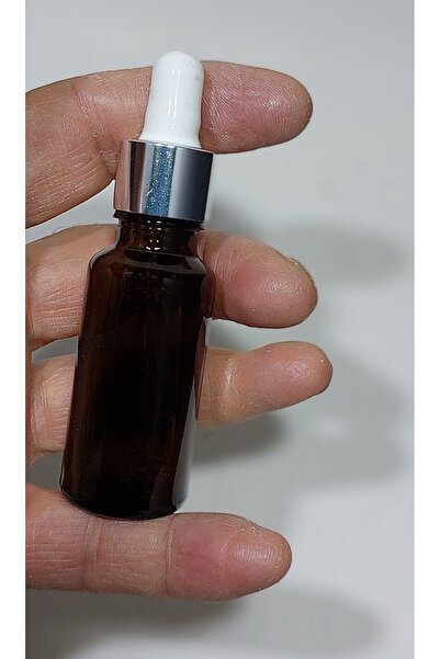 Sampex 20 Cc Cam Damlalıklı Amber Şişe [20 Cc=20ml X 10 Adet] / Ecza Şişesi / Dropper Şişe
