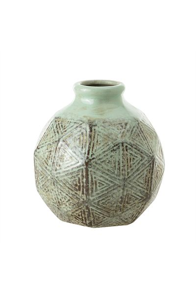 Mudo Home Angled Ceramic Vase 16X17 cm