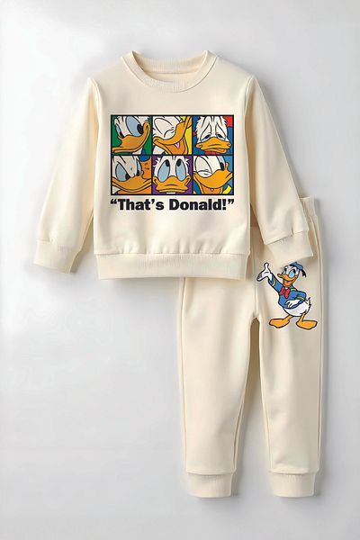MYADA Premium Duck Printed Bottom Top Kids Set