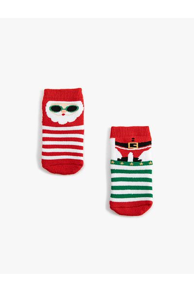 Koton Set of 2 New Year's Printed Towel Socks