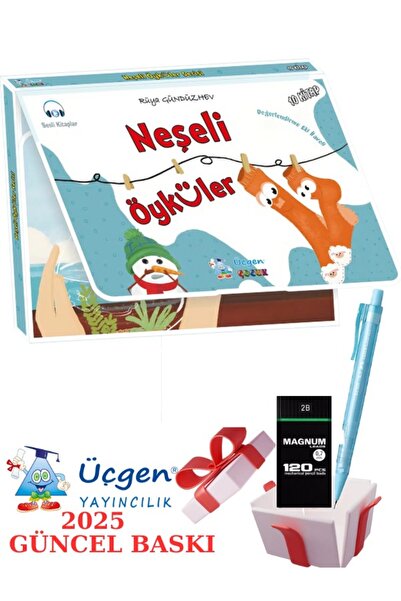 Üçgen Yayıncılık Üçgen Çocuk Neşeli Öyküler (10 Kitap) + Faber Eğitim Seti