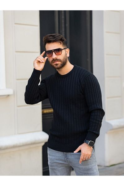 mayastyle 3-Piece Men's Knitwear Sweater Set Gray, Black, Burgundy, Multicolor, Comfortable and Stylish Design