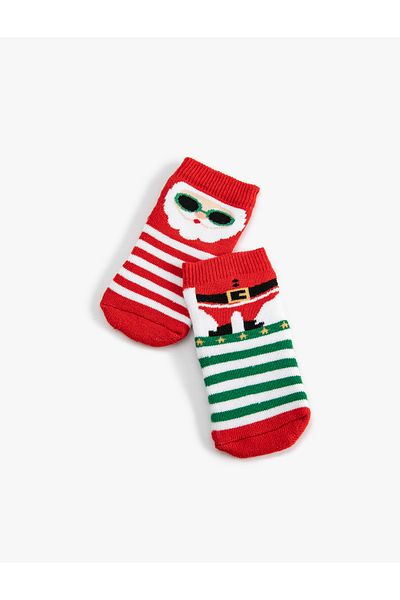 Koton Set of 2 New Year's Printed Towel Socks