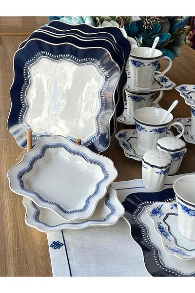 ROSSEV Olympos 32 Pieces Breakfast Set for 6 People