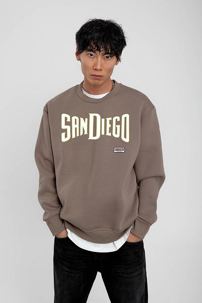 NOMARC Γραπτό φούτερ Mink San Diego