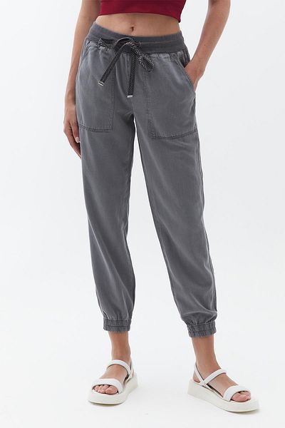 TENA Women's Gray Trousers with Elastic Waist