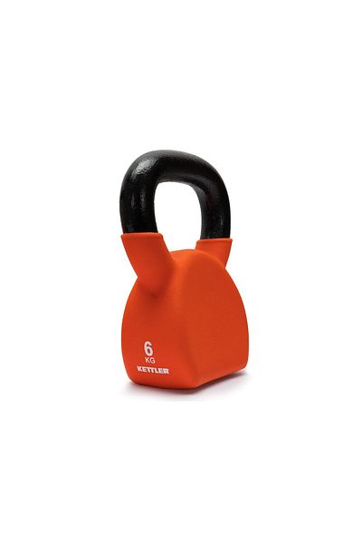 KETTLER Kettlebell of 6Kg (13.2LB) Includes 1 * 6Kg (13.2LB) | Orange | Material : Iron