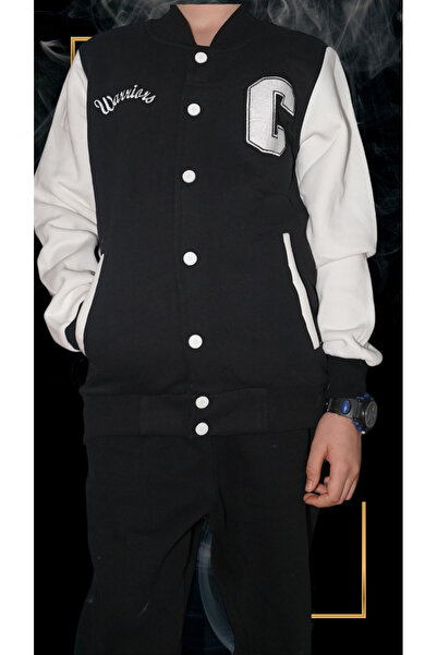 shop College Boy's Coat Cardigan Anthracite Age 6-15