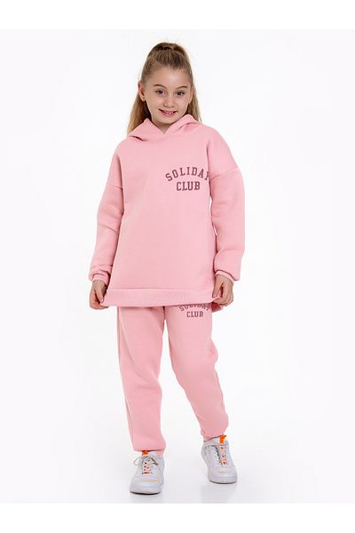 Toçka Winter Children's Set - Oversize with Fleece, Thick Hoodie and Soliday Print