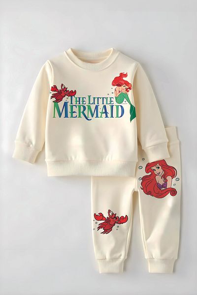 MYADA Prémium Mermaid nyomtatott alsó és felső gyermekkészlet