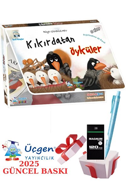 Üçgen Yayıncılık Üçgen Çocuk Kıkırdatan Öyküler (10 Kitap) + Faber Eğitim Seti