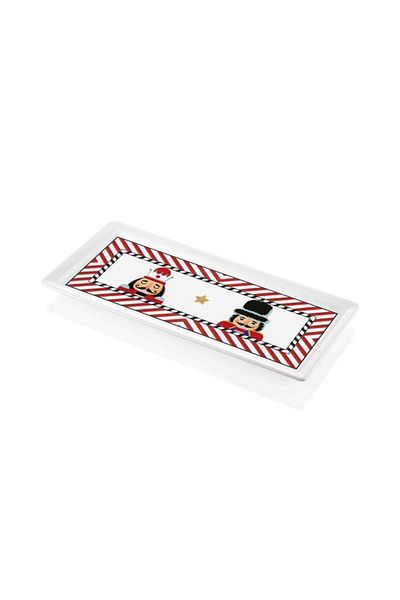 The Mia Nutcracker Rectangular Serving Plate 35X16Cm