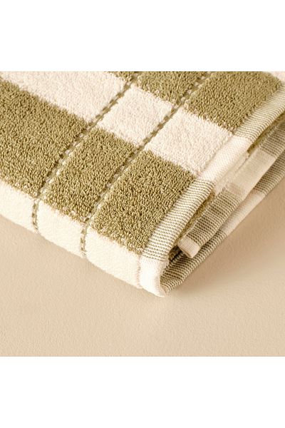 Bella Maison Prosop de baie Belicia 100% bumbac verde (90x150 cm)