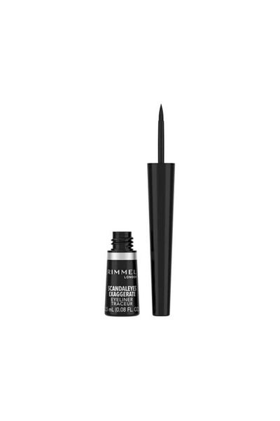 Rimmel Scandaleyes Exaggerate Eyeliner - 001 - Black, 2.5ml