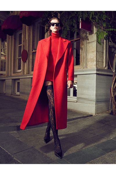 Koton Turtleneck mini kötöttáru ruha