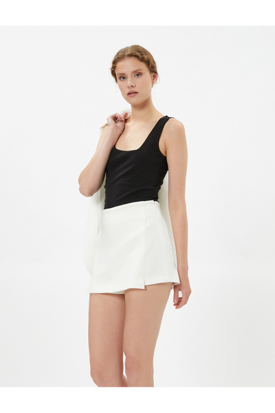 Koton Basic Tank Top U Neck Αμάνικο