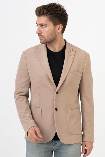 White Stone Coahuila C203 Μπουφάν 6 Drop Κανονικό Βαμβακερό Λύκρα Μπουφάν Μπεζ