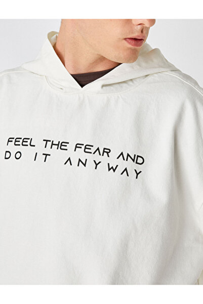 Koton Φούτερ με κουκούλα - εμπριμέ σχέδιο