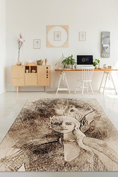 Homshtag Gece Ve Gündüz Film Desenli Halı Game Of Thrones Film Halısı Bej Renk Dokulu Film Serisi Ha