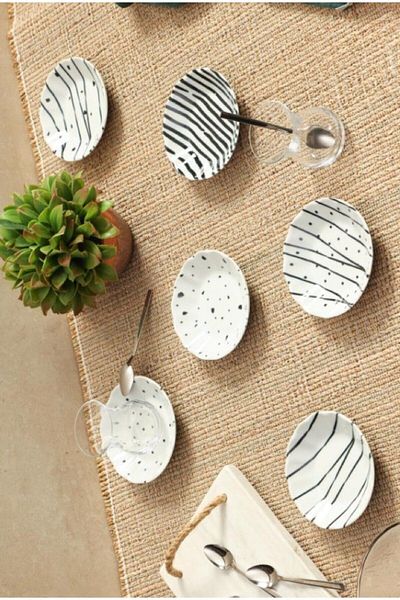 Porland Sidereal 6-Piece Mixed Tea Plate 11cm