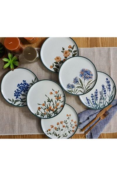 Porland Flower Garden Mixed Cake Set 6 Pieces