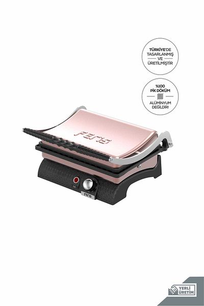 FERİS Rosegold Feris Cast Iron Toaster