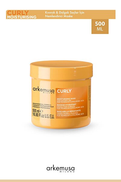 Arkemusa Moisturising Mask - Kıvırcık Ve Dalgalı Saçlar Için Nemlendirici Kre...