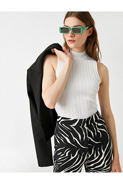 Koton Triko Atlet Dik Yaka Nervürlü