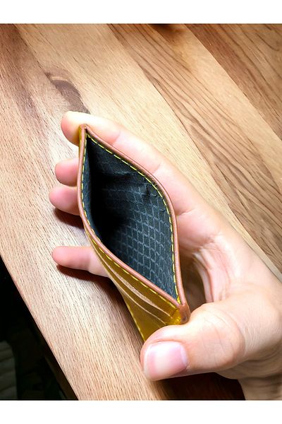 CRASSULA PREMIUM LEATHER Genuine Leather Slim Card Holder