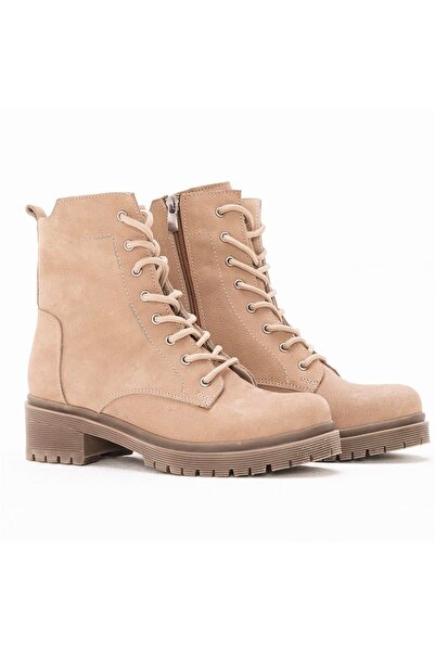 Gusse Νέες γυναικείες μπότες από γνήσιο δέρμα Nubuck 4101