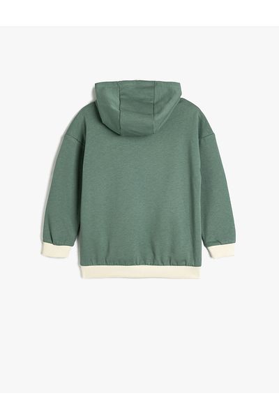 Koton Grünes Baby-Jungen-Sweatshirt 5WMB10254TK