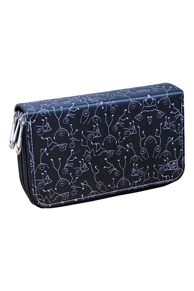 OneSize Cin Ali Orginazer - Vegan Leather Pencil Case with Three Compartments