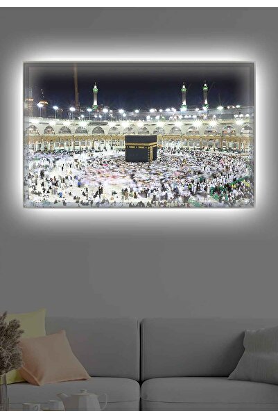 rustiktablo KABE GECE LEDLİ KANVAS TABLO