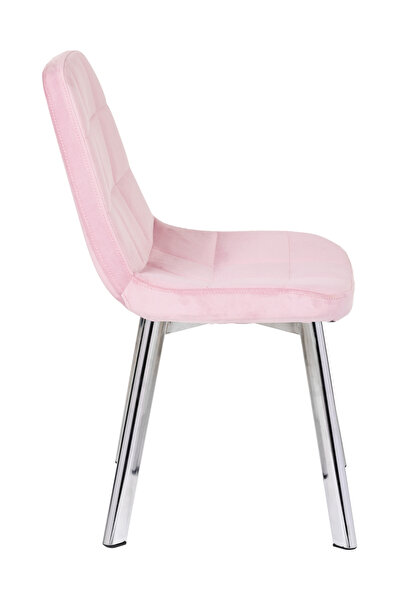 MARKAELZ YONCA SANDALYE; SALON, MUTFAK SANDALYESİ NİKELAJ AYAK