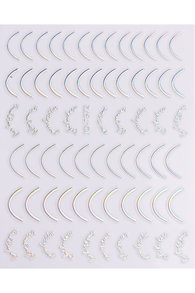 MOZIUR Tırnak Sticker Süs Jo-1572 (KENDİNDEN YAPIŞKANLI)