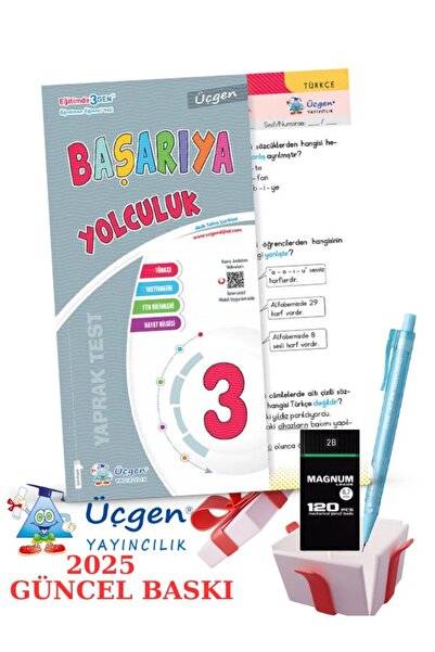 Üçgen Yayıncılık 3. Sınıf Başarıya yolculuk Yaprak Test + Faber Eğitim Seti