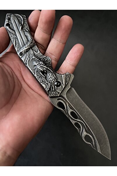 VAS.QUE Ejder Motifli Otantik Çakı