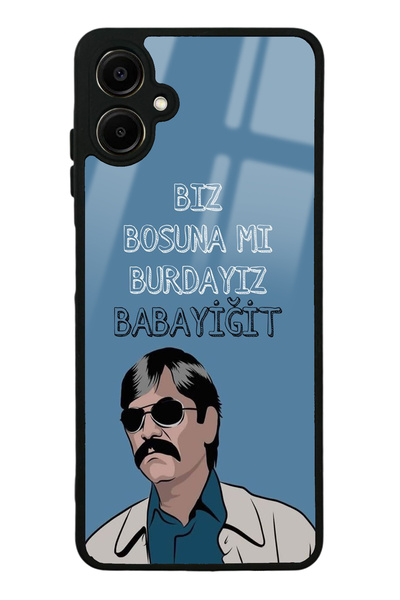 Spoyi Samsung A06 Glossy Phone Case with Babayiğit Design