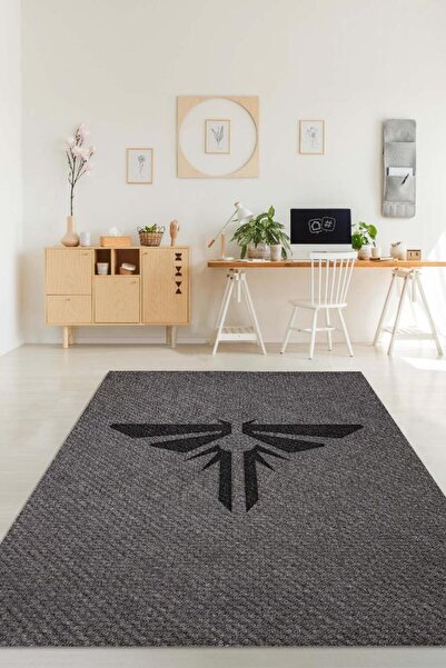 Last Of Us Firefly Rug Black Gray Color Rug Last Of Us Series Love Rug Modern Rug