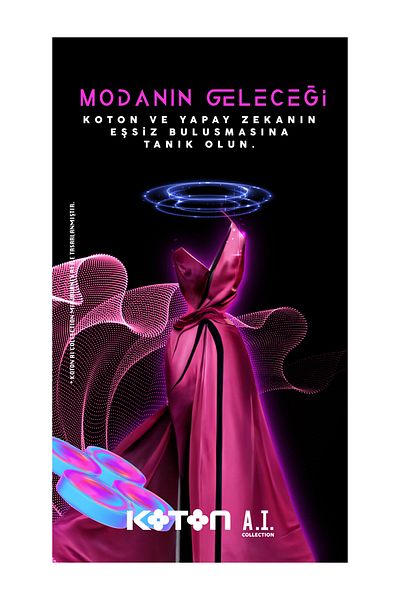 Koton Women's Fuchsia Dress