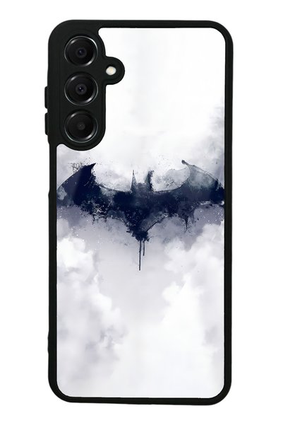 Spoyi Samsung A16 White Batman Design Glossy Phone Case