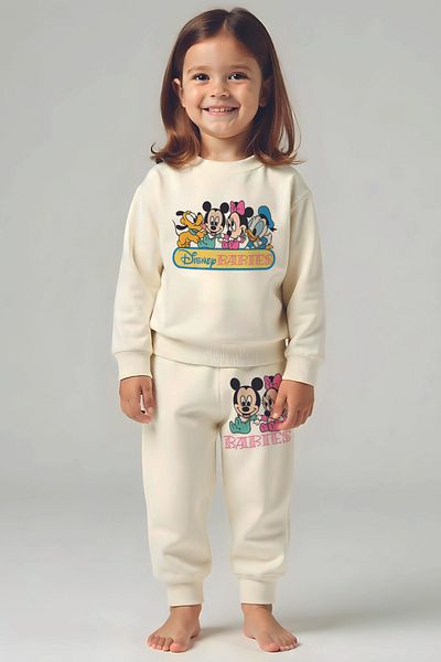 MYADA Premium Baby Mickey Printed Bottom Top Kids Set