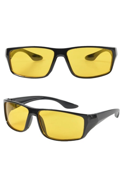 Choice Yellow Car Night Vision Unisex Goggles Anti-Glare Sunglasses UV Protec...